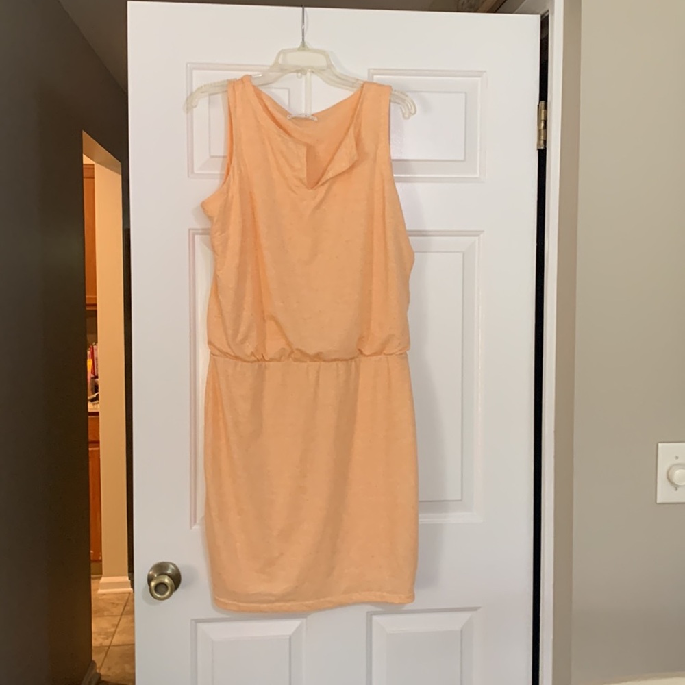 Athleta Peach Sleeveless Dress